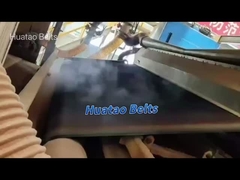 Cinturón prepresado perforado para la fabricación de paneles a base de madera