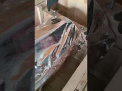 Rubro sintético negro EPDM Superficie Corona Nip Roll con estructura de cuerpo de rollo de una sola capa