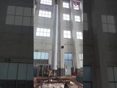 Construcción de rodillos de refrigeración de doble caparazón con recubrimiento cromado