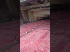 Panel de pantalla de caucho rojo-negro