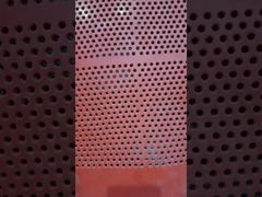 Panel de pantalla de caucho rojo-negro