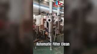 Filtro de autolimpieza neumático de raspado
