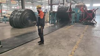Cinta transportadora para minería resistente a la abrasión | Banda de servicio pesado para manejo de minerales y agregados