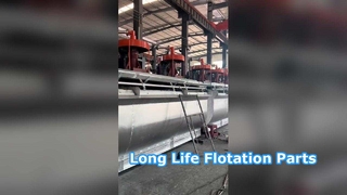 Rotor y estator de flotación de poliuretano para minería | Piezas de flotación de larga duración