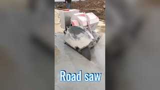 Serratura de corte estática de doble uso para el corte de ranuras de carreteras y desmontaje de vigas
