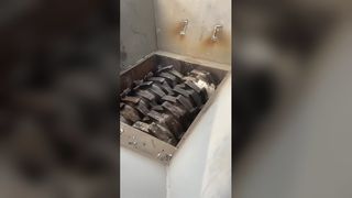 Trituradora de papel de aluminio de doble eje para preparación de fundición