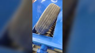 Trituradora de doble eje, trituración de neumáticos para automóviles para reciclaje de caucho