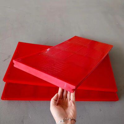 WS 85 Polyurethane Vibrating Screen 305x610mm Acid-Resistant with 0.1mm Seam for Gold Mine Dewatering
