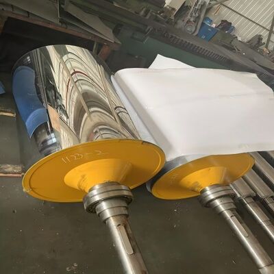 High Precision High Efficiency Calendering Roller Chrome Coated HRC63 for Plastic Sheet