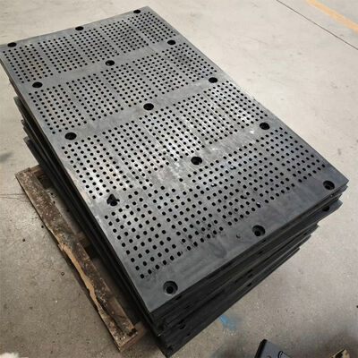 40x8mm High-wear Rubber Screen Panel with Steel Frame for Industrial Vibrating Screens