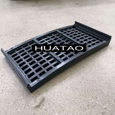 50*10mm High-Wear Rubber Screen Panel with Modular Design and Adjustable 10-50mm Holes for Mineral Processing