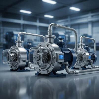 High Frequency Industrial Rotary Pumps with Flow Rate and Pressure
