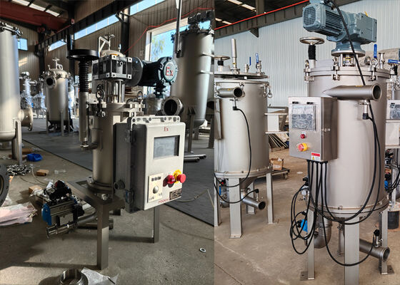 Continuously Operable External Scraper Self-Cleaning Filter