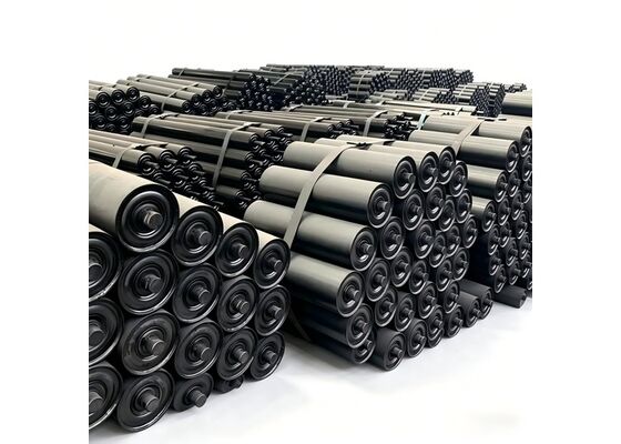 Durable Rubber Disc Return Roller with High Precision Steel Shaft