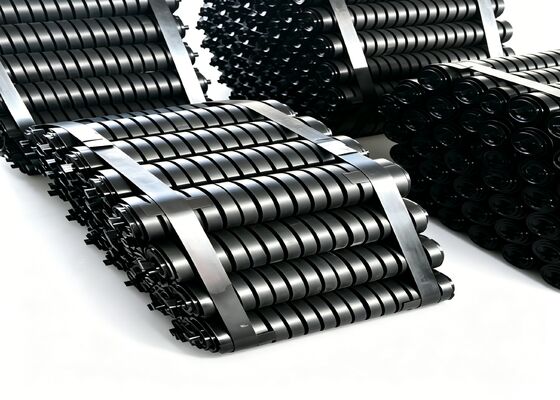 Low Noise Rubber Disc Return Roller for Industrial Conveyor