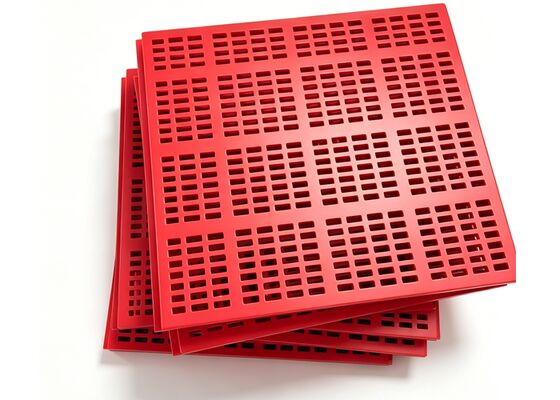 Polyurethane Impact Sieve Plate with Metal Base for Primary Scalping Screens