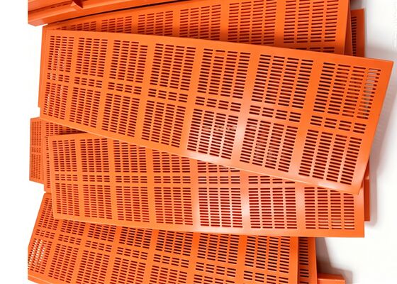 Polyurethane Impact Sieve Plate with Metal Base for Primary Scalping Screens