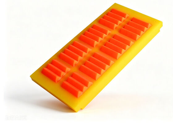 High-Drainage Peak-Design Polyurethane Screen Panel for Heavy Duty Sand and Gravel Dewatering Applications