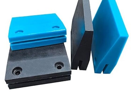 Conveyor Belt Cleaner Polyurethane Blade Long Wear Life Aggregate Conveyor Equipment