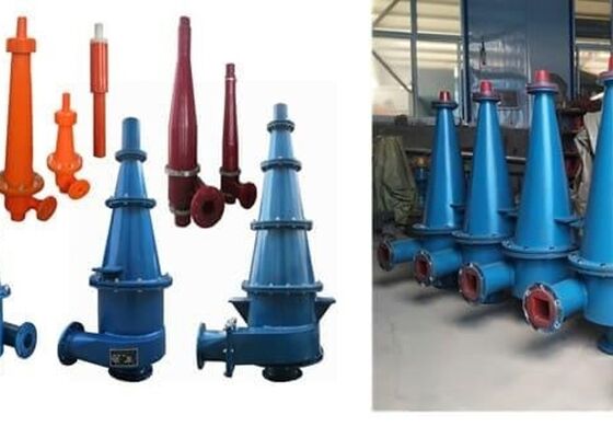 Portable Mini Hydrocyclone with Wear Resistant PU Liner for 30-100μm Cut Size Particle Classification