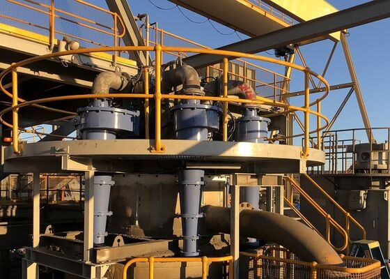 Polyurethane Hydrocyclone Cluster System Blue Corrosion Resistant Cyclone For Coal Washing