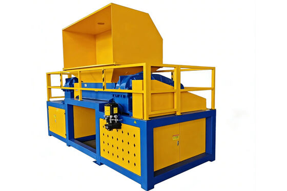 Dual Motor Shredder Machine 60kW Total Power for Tires
