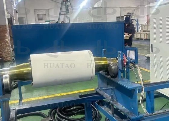 Smart Sensing Constant Temp Induction Heating Roller For Stretch Film And Solar Lamination Jobs