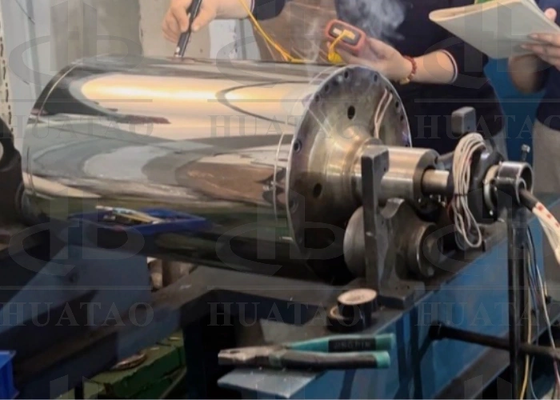 Smart Sensing Constant Temp Induction Heating Roller For Stretch Film And Solar Lamination Jobs