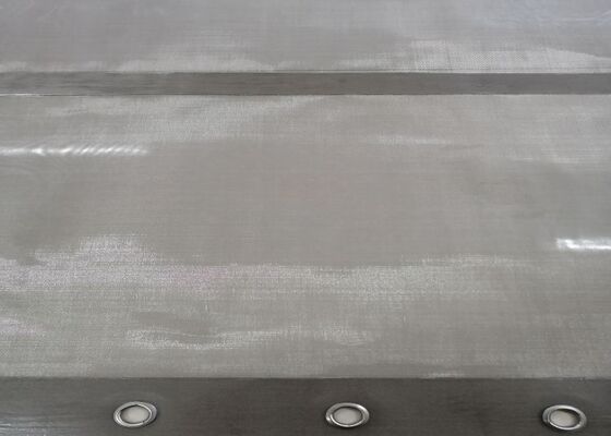 HUATAO High-Temp Grommet Screen 304L Stainless Steel Folded Edge Mining Applications