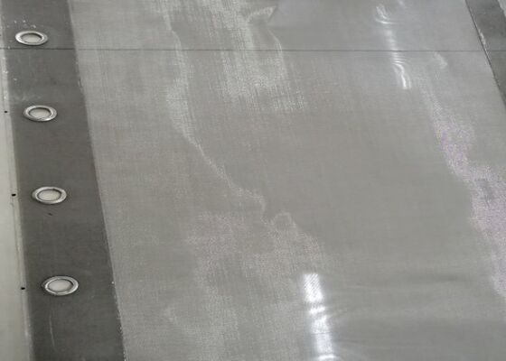 HUATAO FDA-Compliant Grommet Screen 304 Stainless Steel Transparent PU Edge