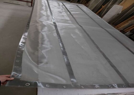 HUATAO FDA-Compliant Grommet Screen 304 Stainless Steel Transparent PU Edge