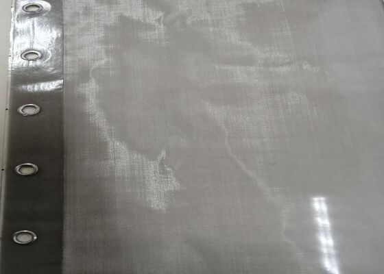 Industrial Grommet Screen Folded Edge 316L Stainless Steel >80°C Chemical Industry