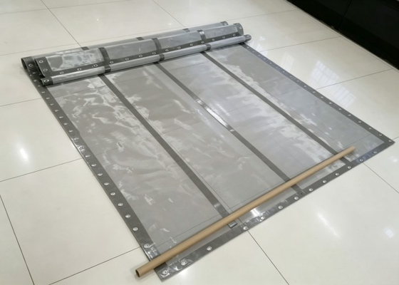 Industrial Grommet Screen Folded Edge 316L Stainless Steel >80°C Chemical Industry