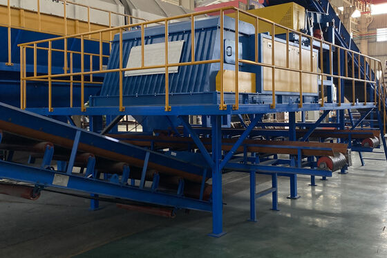 Anti Static Belt Eddy Current Separator for Dusty E waste Shredding Plant