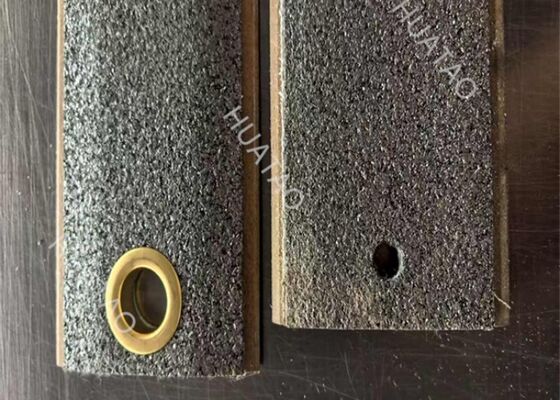 Black UHMWPE Anti Abrasion Slide Pad For Wood Panel Sanding Machine Conveying Support