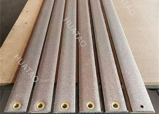 Black UHMWPE Anti Abrasion Slide Pad For Wood Panel Sanding Machine Conveying Support