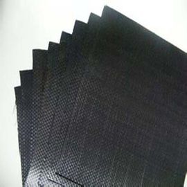 Geotextile Drainage Fabric / PP Woven Geotexte White , Black , Green