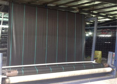 Black Woven Geotextile / Geosynthetics Material PP Woven Silt Fence For Construction Site