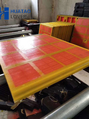 305mm Width Modular Polyurethane Dewatering Screen Panel with Self-Relieving Apertures for Sand