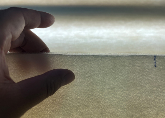 Máquina de papel de alta velocidad de costura y infinita anchura de 9,3 m Presión de feltro de papel de máquina de feltro para la producción de papel Kraft