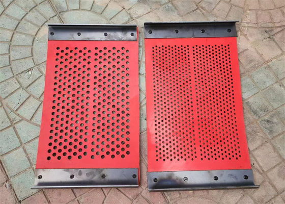 Panel de cribado de caucho autolimpiante de 6 mm de espesor con instalación de gancho para cribado de minerales resistente a la corrosión