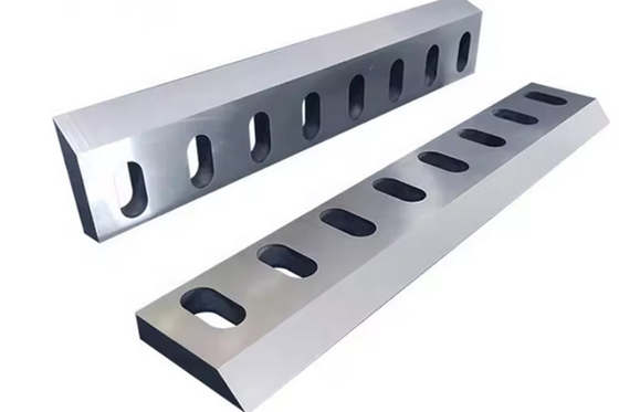 Cuchillas de cortador rotativo de plástico D2 / SKD11 Material Cuchillas de triturador de botellas de plástico