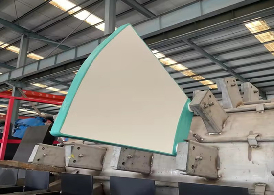 6M2 Placa de filtro porosa de cerámica para la deshidratación de la industria minera