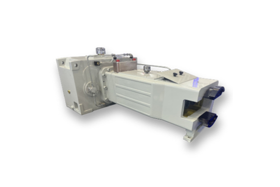 Cajas de engranajes de extrusión de doble tornillo integradas horizontales para caucho y plástico