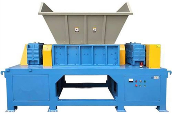 Máquina de trituración de doble eje para reciclaje de residuos metálicos