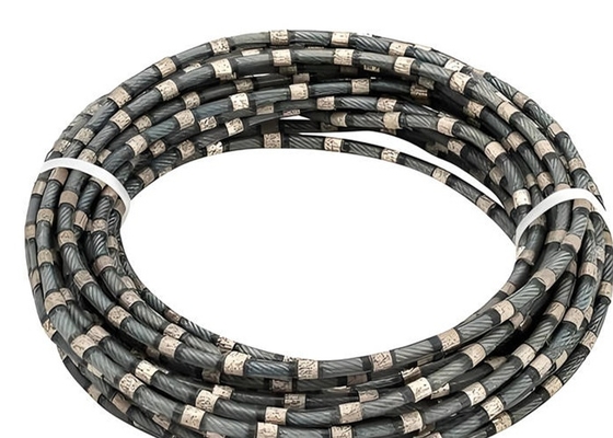 Perlas de cable de alambre de diamante industrial para la extracción de granito / mármol
