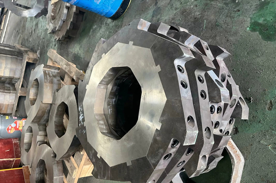 Cuchilla de trituradora de doble eje de súper calidad utilizada para el reciclaje de metales
