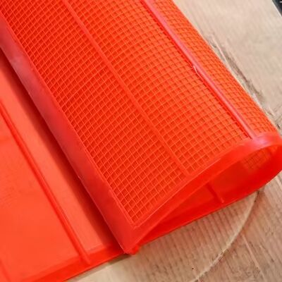 Malla de poliuretano 0.045mm de apertura 1040x700mm Alta resistencia al desgaste para cribado fino