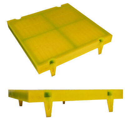 Paneles de pantalla polivibrantes lineales amarillo