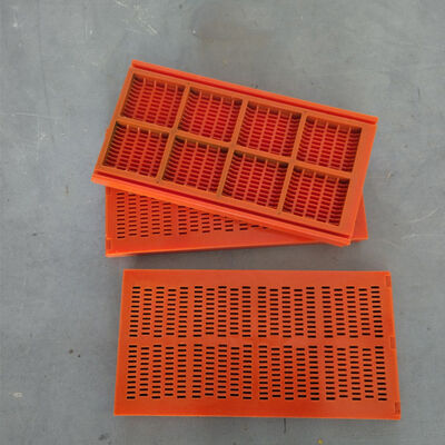 Panel de pantalla de poliuretano de alta resistencia al desgaste con configuraciones de apertura personalizables y tecnología antiadhesión para deshidratar pantallas de batidoras